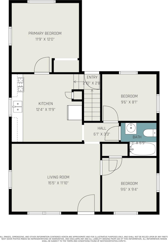 3415 Hoover St, Kalamazoo, MI 49008 - view of room layout