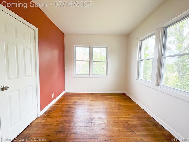 2135 Lakewood, Detroit, MI 48215 - spare room featuring plenty of natural light and hardwood / wood-style floors