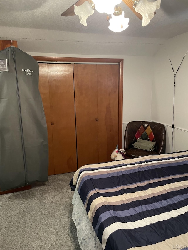 9981 W Mulberry Rd, Morenci, MI 49256 - carpeted bedroom featuring ceiling fan