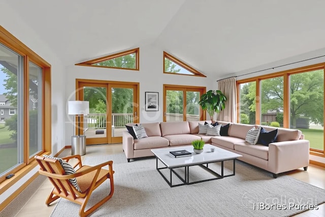 7970 Burlingame Ave SW, Byron Center, MI 49315 - living room with vaulted ceiling