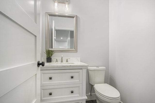 10924 Mystic Heights Trl, Michigan, MI 49071 - half bathroom featuring vanity and toilet