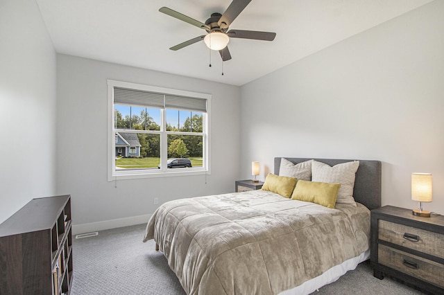 10924 Mystic Heights Trl, Michigan, MI 49071 - carpeted bedroom featuring baseboards and a ceiling fan