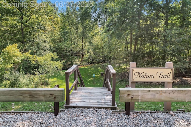 30715 River Crossing St, Bingham Farms, MI 48025 - surrounding community with a wooded view