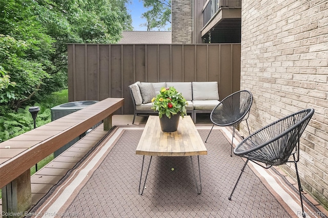 30715 River Crossing St, Bingham Farms, MI 48025 - view of patio / terrace featuring an outdoor living space