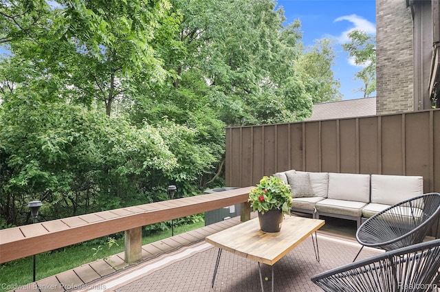 30715 River Crossing St, Bingham Farms, MI 48025 - deck featuring an outdoor hangout area