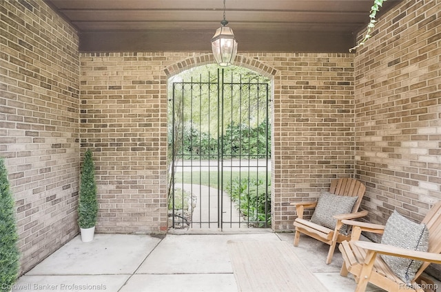 30715 River Crossing St, Bingham Farms, MI 48025 - doorway to property featuring a gate