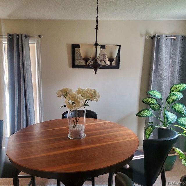 18918 Hartwell, Detroit, MI 48235 - dining space with a chandelier