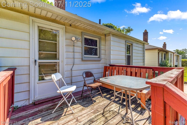1773 Paris Ave, Lincoln Park, MI 48146 - view of wooden deck