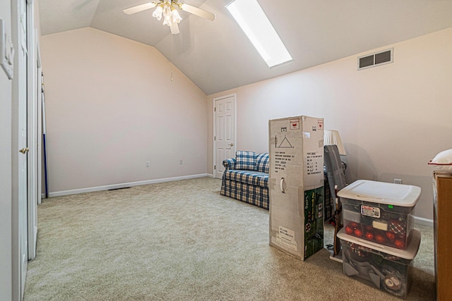 1314 Honeysuckle Ln, Niles, MI 49120 - storage with ceiling fan and a skylight