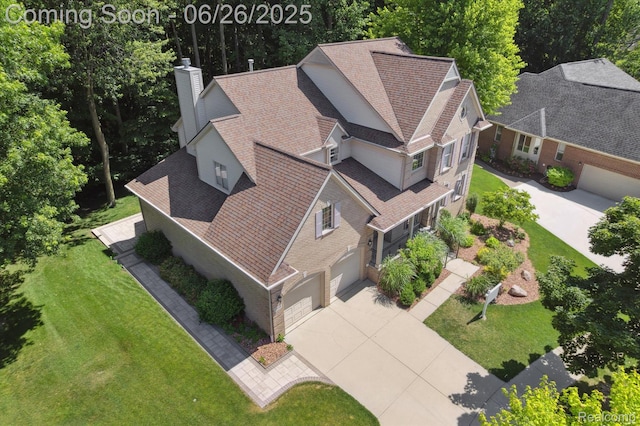 2538 Campbell Ct, Canton, MI 48188 - view from above of property