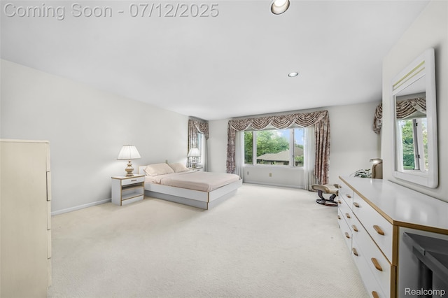 4532 Franklin Mill Rd, Southfield, MI 48301 - bedroom with light colored carpet and recessed lighting