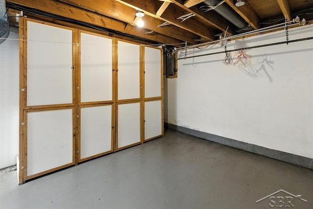 2295 Plainview Dr, Saginaw, MI 48603 - unfinished basement featuring baseboards
