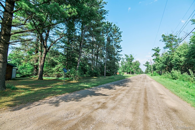 4176 Kings Corner Rd, Glennie, MI 48737 - view of dirt / gravel road