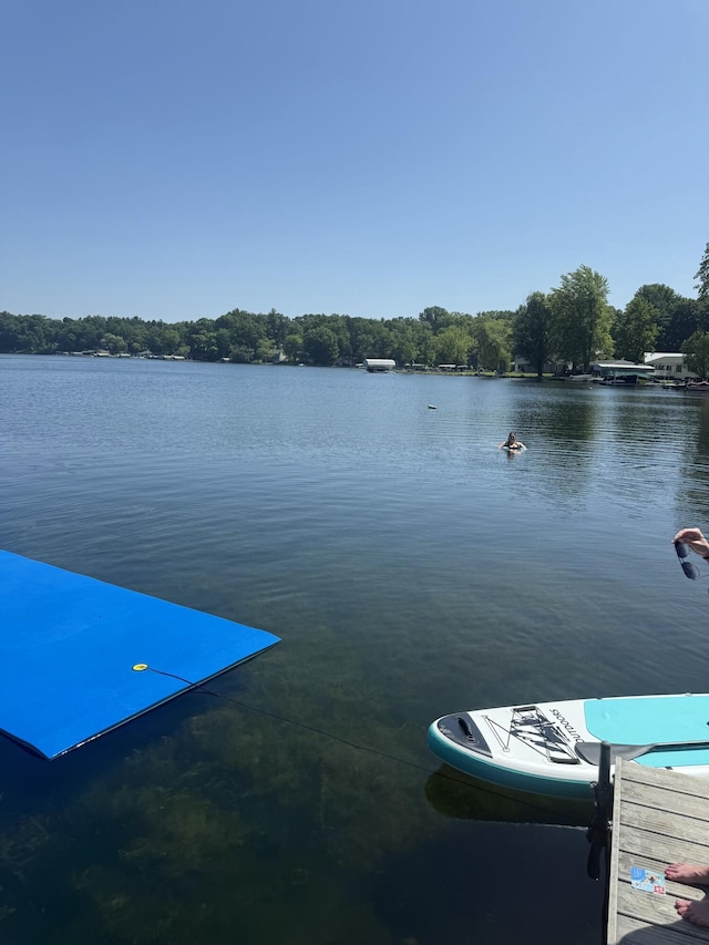 9500 Humphrey Rd, Reading, MI 49274 - dock area featuring a water view