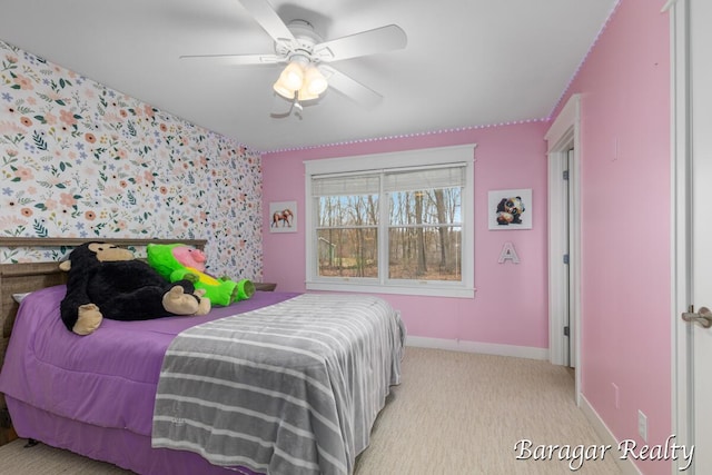 8790 Laurel Ridge Dr SE, Alto, MI 49302 - bedroom featuring carpet floors and ceiling fan