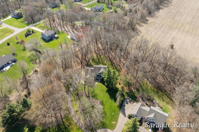 8790 Laurel Ridge Dr SE, Alto, MI 49302 - aerial view of property and surrounding area with rural landscape