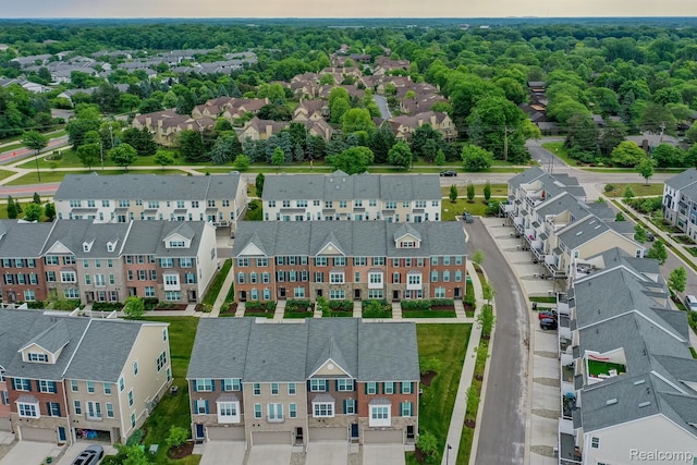 2855 Hardwick Rd, Ann Arbor, MI 48105 - aerial perspective of suburban area