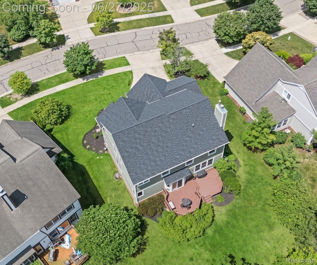 6060 Balmoral Way, Commerce Twp, MI 48382 - aerial view of residential area
