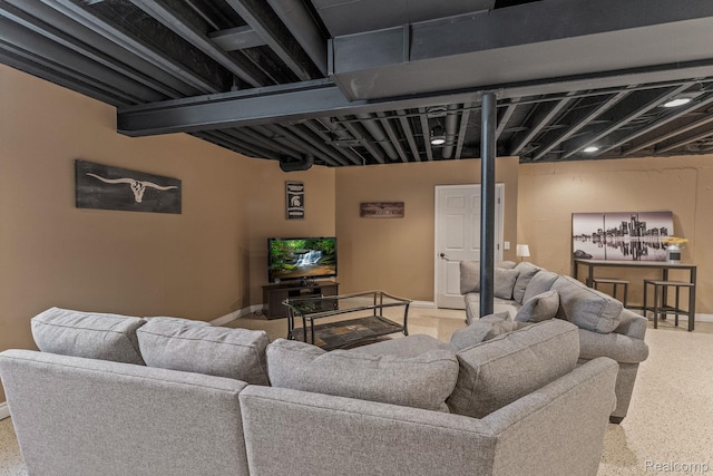 6060 Balmoral Way, Commerce Twp, MI 48382 - living area featuring baseboards