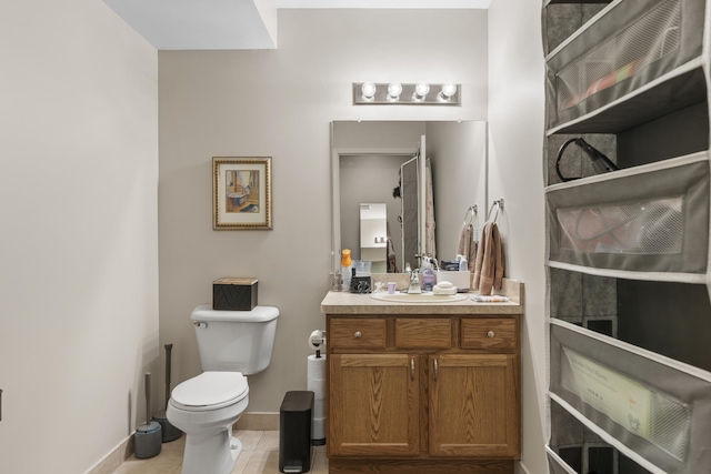 6733 Boulder Pointe Dr, Washington, MI 48094 - bathroom with vanity and tile patterned flooring