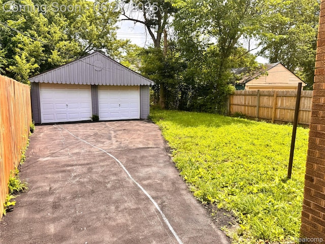 9646 Ward St, Dearborn, MI 48227 - view of detached garage