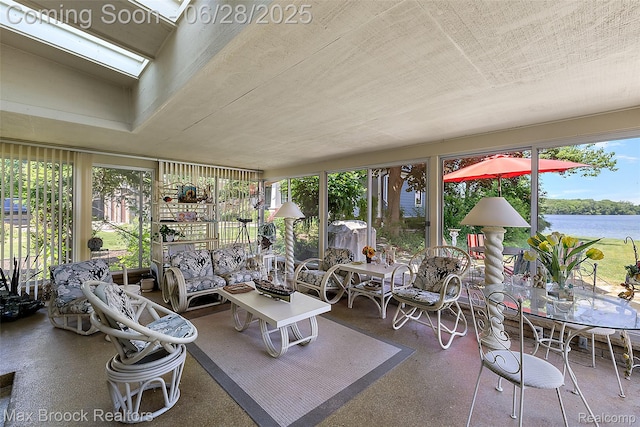 4848 Willow Ln, Orchard Lake, MI 48324 - sunroom with a water view