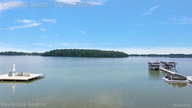 4848 Willow Ln, Orchard Lake, MI 48324 - dock featuring a water view