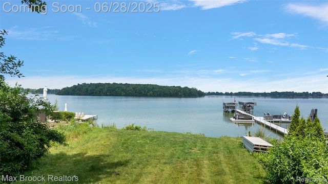 4848 Willow Ln, Orchard Lake, MI 48324 - dock area with a water view