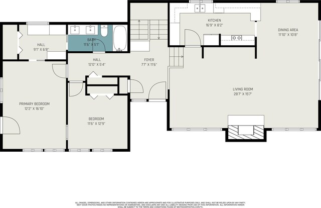 1917 Benjamin Ave, Kalamazoo, MI 49008 - view of home floor plan