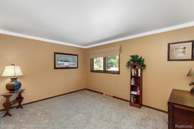 9601 Kier Rd, Holly, MI 48442 - spare room featuring carpet floors and baseboards