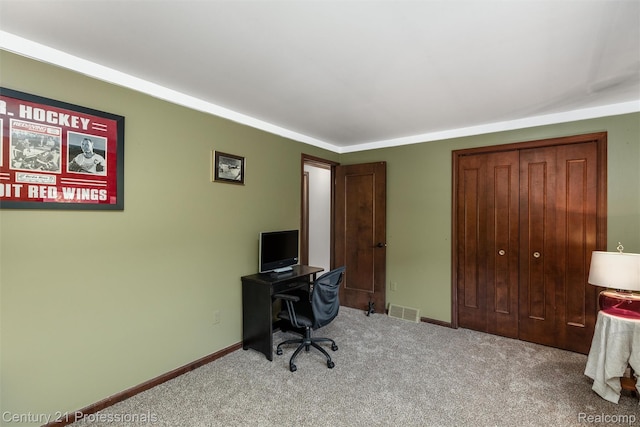 9601 Kier Rd, Holly, MI 48442 - office space with carpet and baseboards