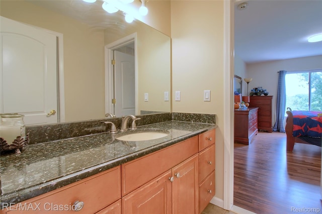 761 Nissen Ct, Wixom, MI 48393 - ensuite bathroom featuring vanity and wood finished floors