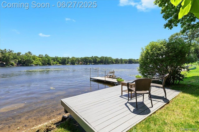 1500 Clark Lake Rd, Brighton, MI 48114 - dock with a water view