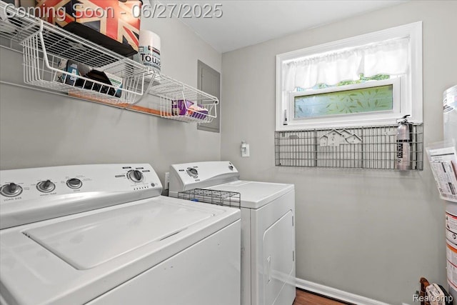 1500 Clark Lake Rd, Brighton, MI 48114 - laundry area with independent washer and dryer