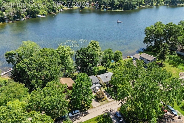 1500 Clark Lake Rd, Brighton, MI 48114 - bird's eye view of a nearby body of water