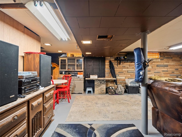 24625 Hayes Ave, Eastpointe, MI 48021 - office with concrete floors