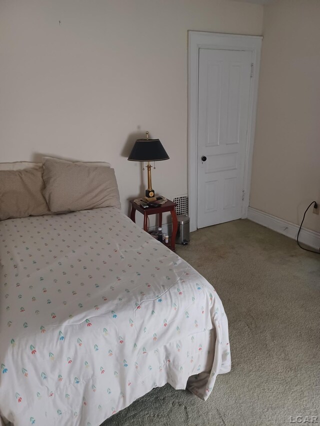 526 Comstock St, Adrian, MI 49221 - bedroom featuring light carpet and baseboards