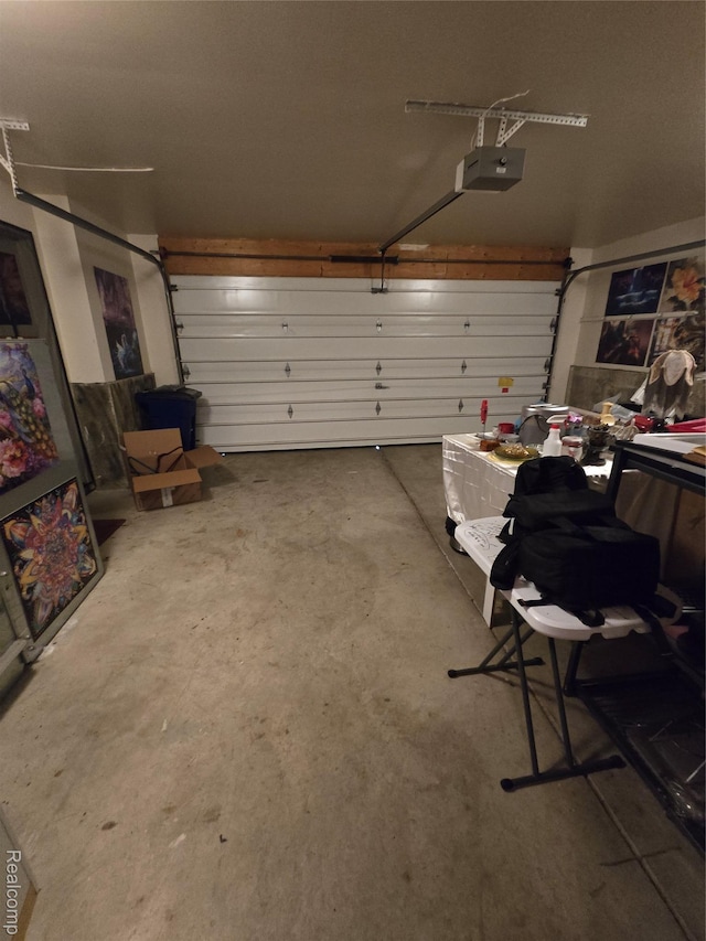 5605 Northcrest Xing, Clarkston, MI 48346 - garage with a garage door opener
