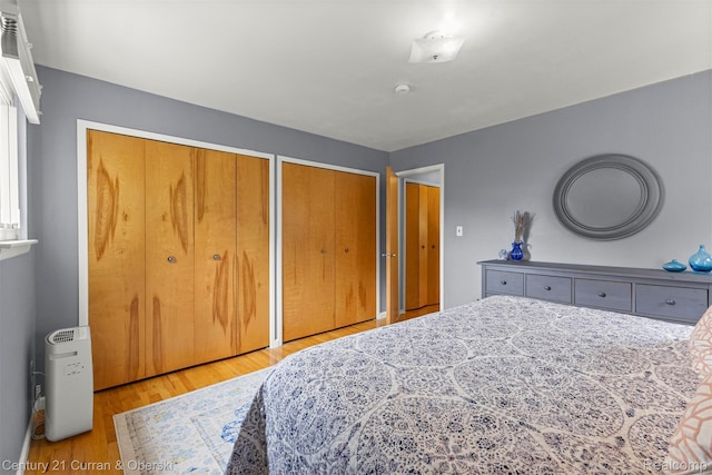 17276 Midway Ave, Allen Park, MI 48101 - bedroom with two closets and wood finished floors
