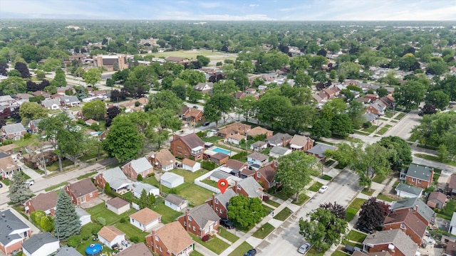 9250 Rosedale Blvd, Allen Park, MI 48101 - aerial view of property's location featuring nearby suburban area
