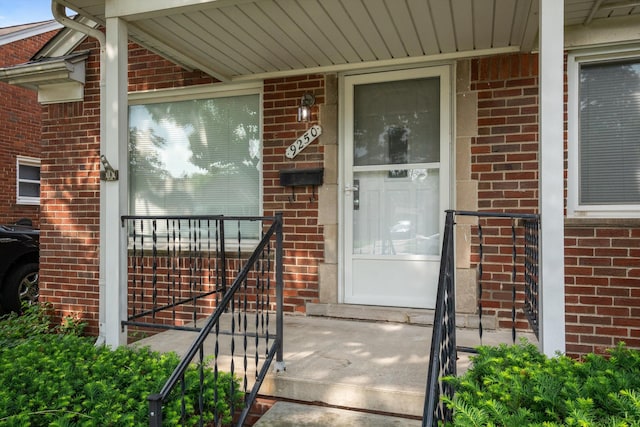 9250 Rosedale Blvd, Allen Park, MI 48101 - view of exterior entry featuring brick siding