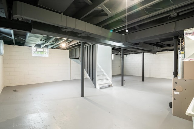 9250 Rosedale Blvd, Allen Park, MI 48101 - basement featuring stairs