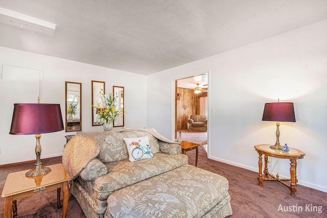 3156 Tuell St NW, Grand Rapids, MI 49504 - living room featuring carpet flooring and baseboards