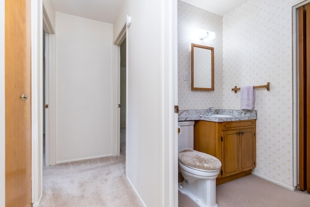 36067 Rolf St, Westland, MI 48186 - half bathroom with vanity and baseboards