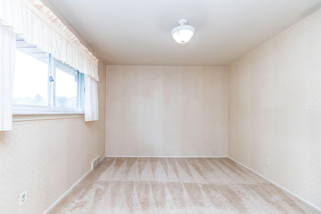 36067 Rolf St, Westland, MI 48186 - empty room featuring light carpet and wallpapered walls