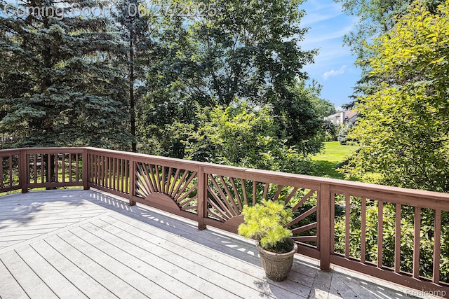 832 Townsend Dr, South Lyon, MI 48178 - view of wooden terrace