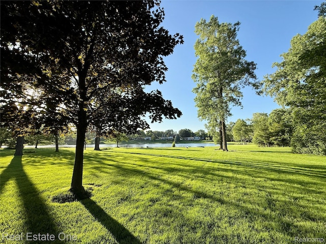 2546 Limerick Ln, Troy, MI 48098 - view of home's community with a water view and a lawn