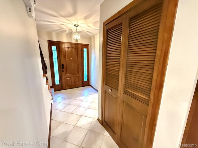 2546 Limerick Ln, Troy, MI 48098 - entryway with light tile patterned floors and stairway