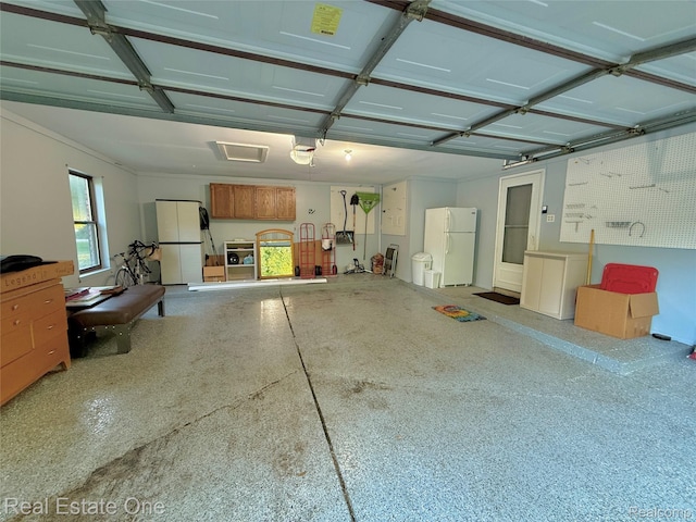 2546 Limerick Ln, Troy, MI 48098 - garage featuring freestanding refrigerator