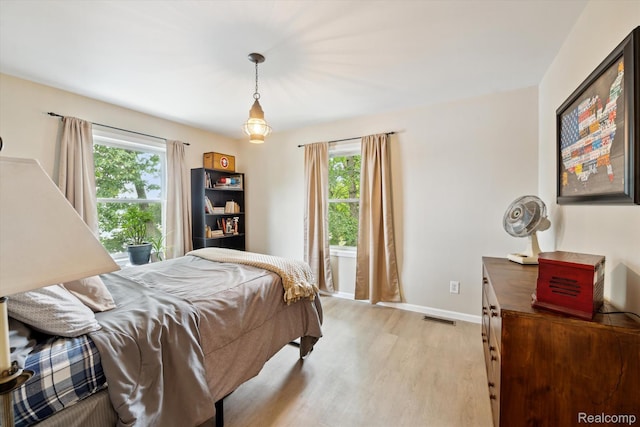 6201 Academy Dr, Brighton, MI 48116 - bedroom with light wood-type flooring and multiple windows